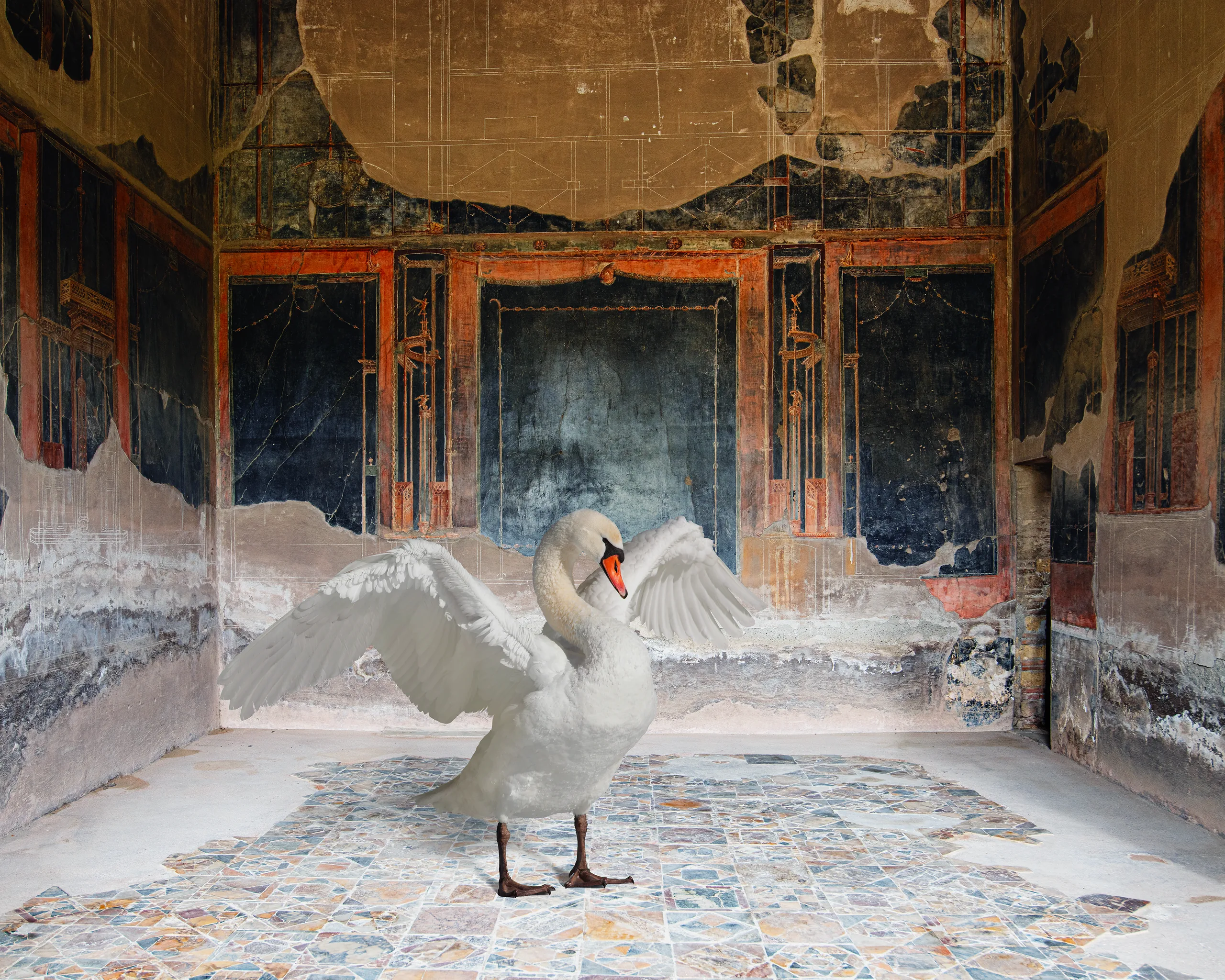 Zeus Disguised, House of the Stags, Herculaneum